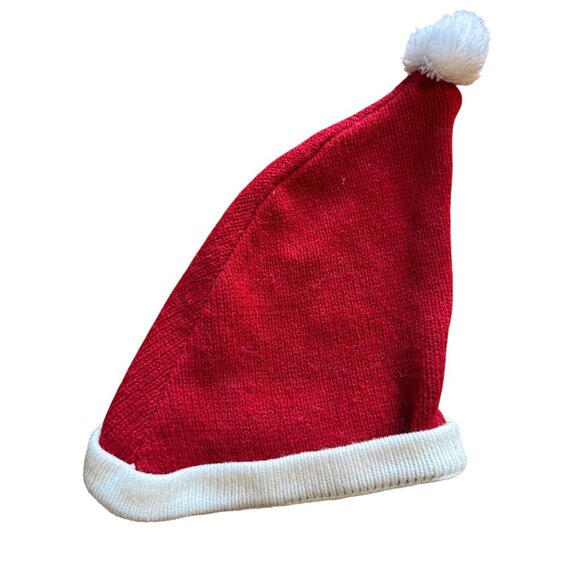 Bt Kids Red Knit Sweater With Reindeer Appliqué For Toddlers Santa Hat - Picture 8 of 8